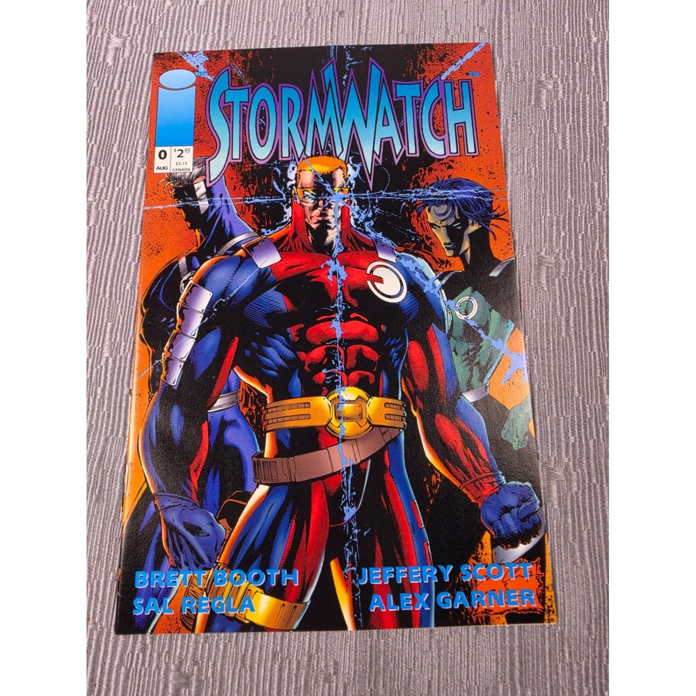 Stormwatch 0 Image Comics 1993 Brett Booth Sal Regla Jim Lee SkyCaps Ad Modern